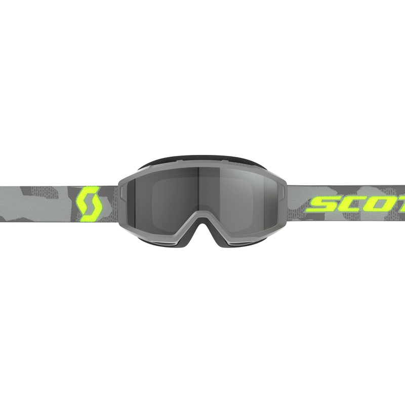 Ochelari de protecție de motocross SCOTT Primal Sand Dust gri-galben fluo