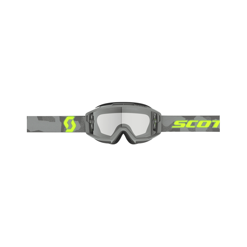 Ochelari de protecție de motocross SCOTT Split OTG gri-galben fluo