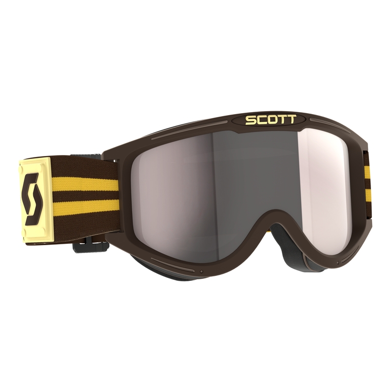 Ochelari de motocross SCOTT 89X Era maro-argintiu