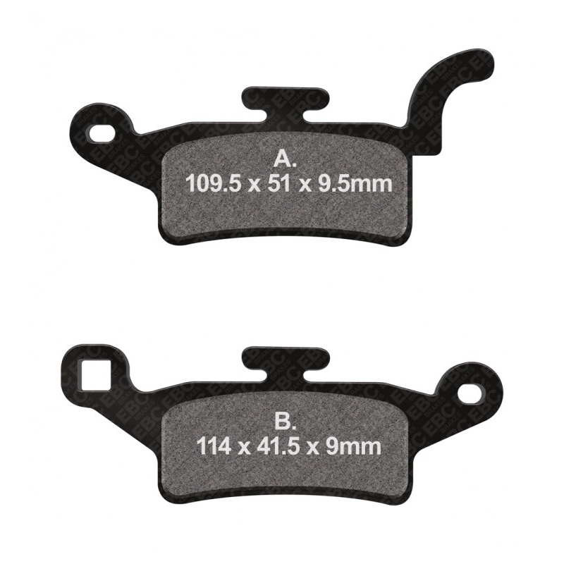 Placute de frana EBC pentru YAMAHA YW 125 BWS  2010-2015, YAMAHA Xenter 125 2012-2020