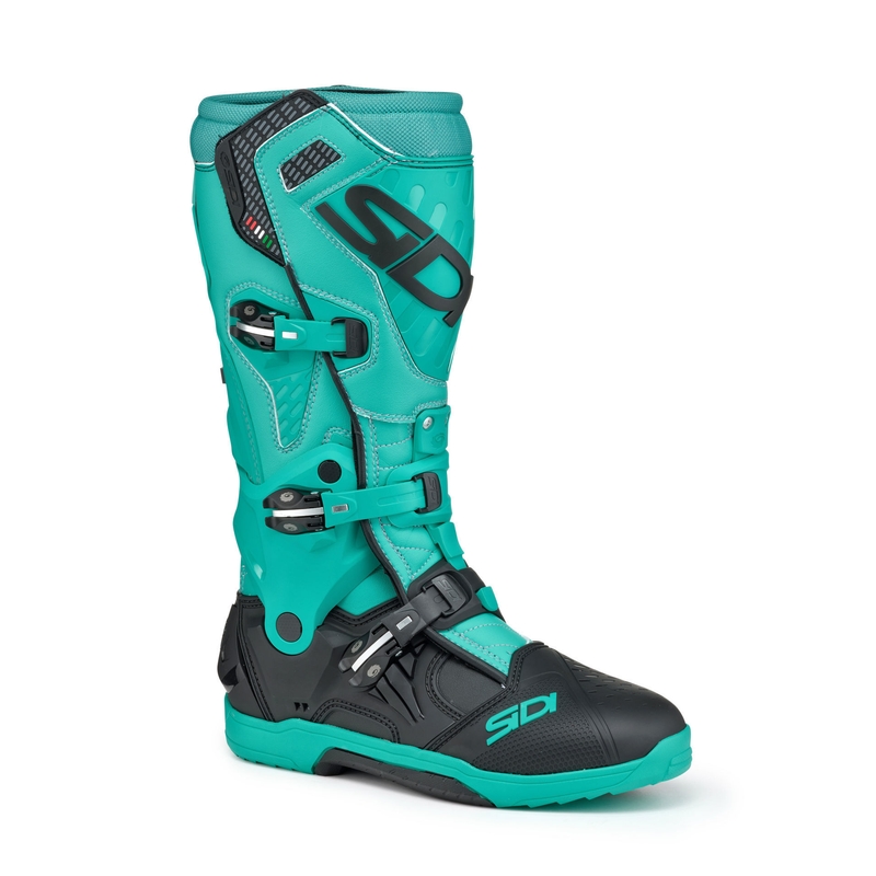 Cizme moto SiDi Crossair negru-menta