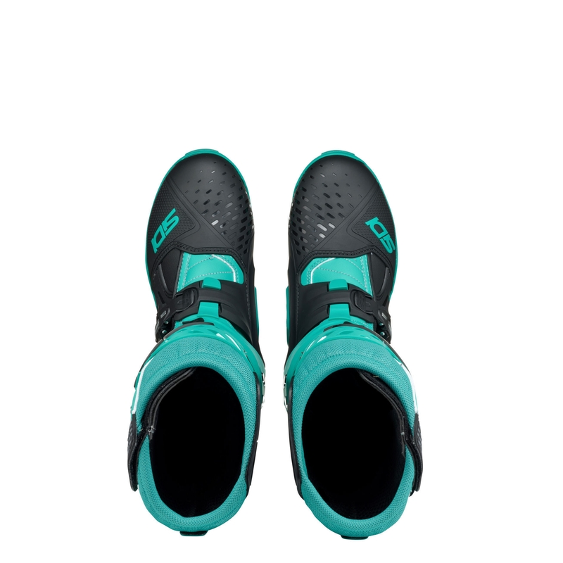 Cizme moto SiDi Crossair negru-menta