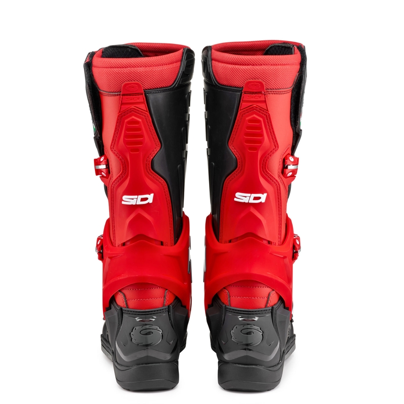Cizme moto SiDi Crossair negru-rosu