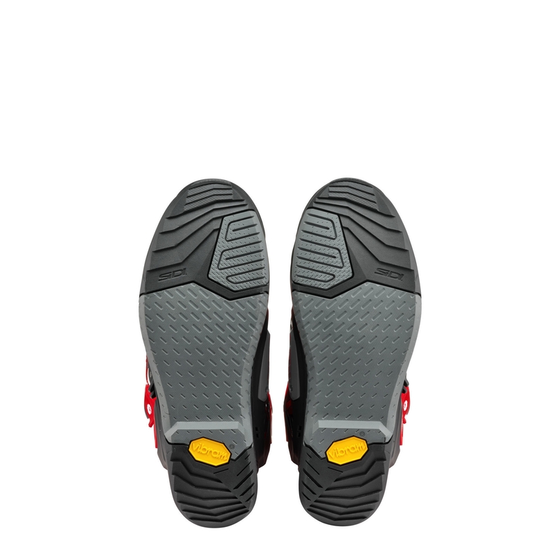 Cizme moto SiDi Crossair negru-rosu