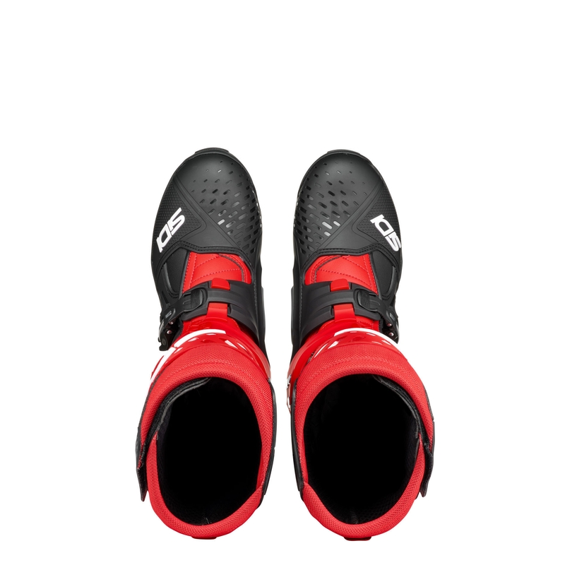 Cizme moto SiDi Crossair negru-rosu