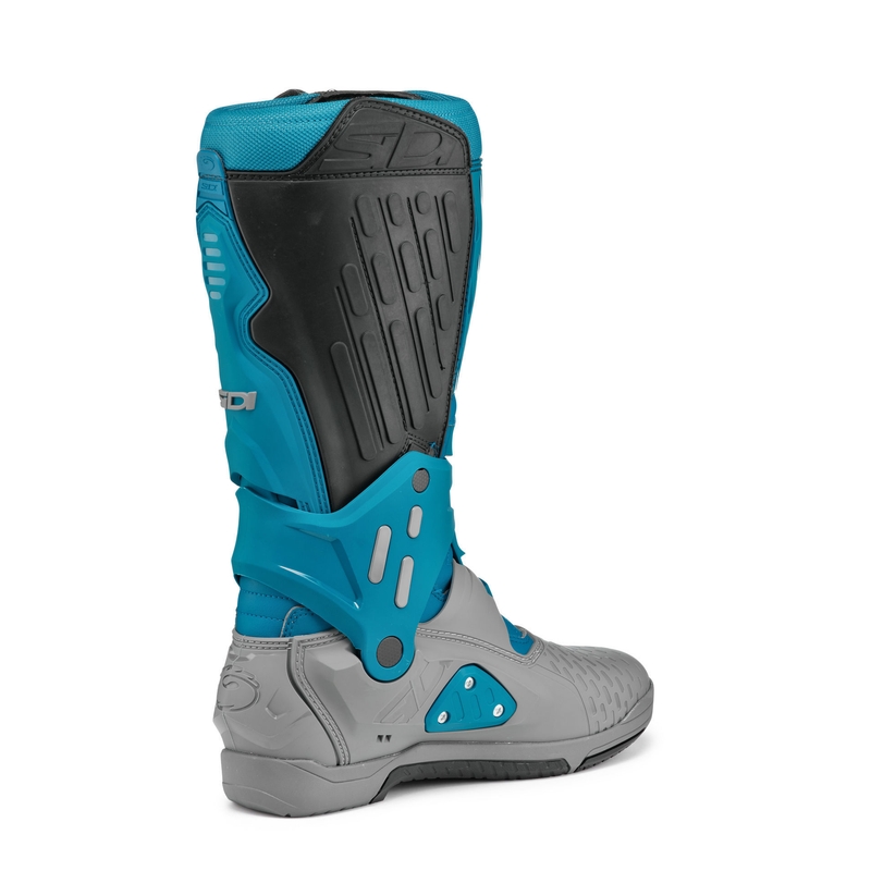 Cizme moto SiDi Crossair gri-albastru