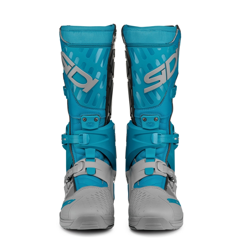 Cizme moto SiDi Crossair gri-albastru