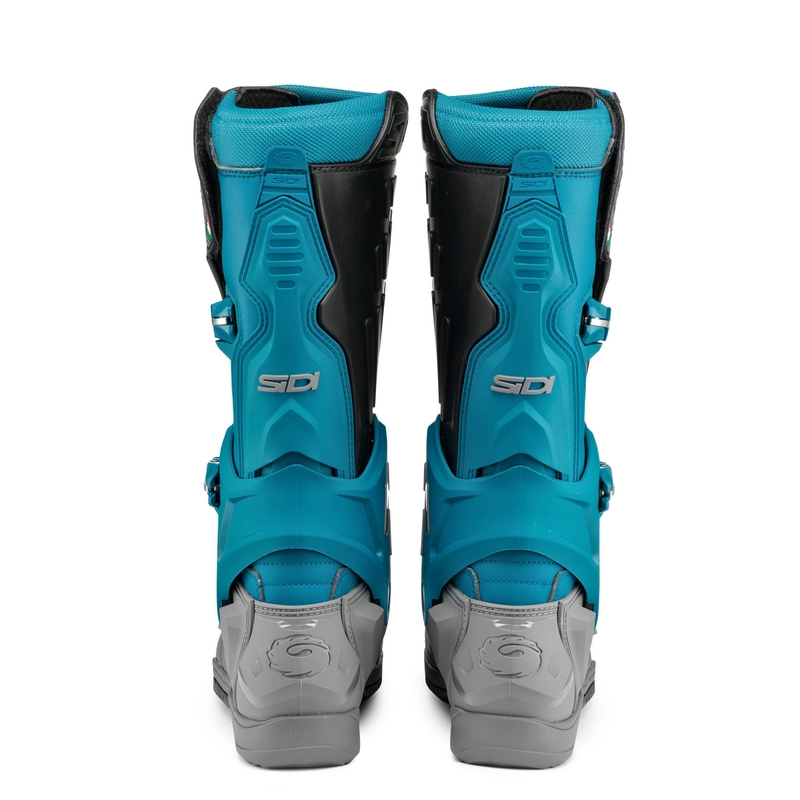 Cizme moto SiDi Crossair gri-albastru
