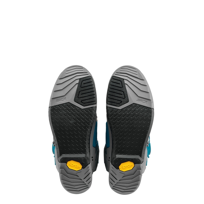 Cizme moto SiDi Crossair gri-albastru