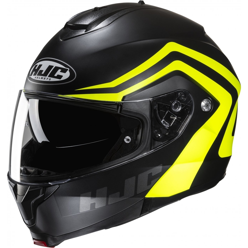 Cască de motociclist HJC C91N Nepos MC3HSF černo-fluo žlutá