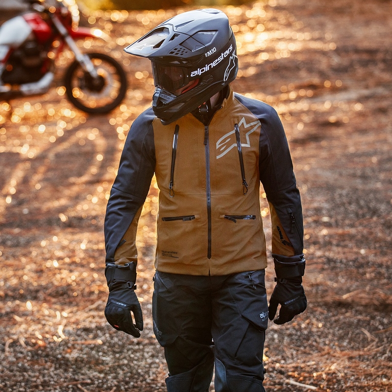 Jachetă moto Alpinestars Hyde XT Drystar XF, negru-nisip