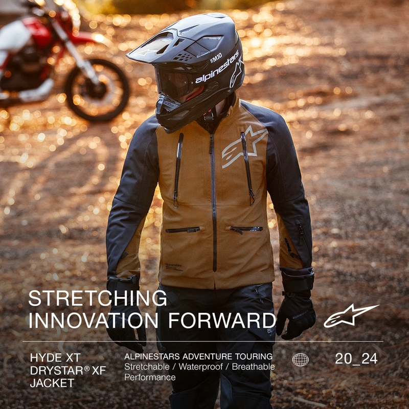 Jachetă moto Alpinestars Hyde XT Drystar XF, negru-nisip