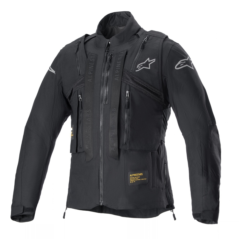 Geacă moto Alpinestars Techdura neagră-reflectorizantă