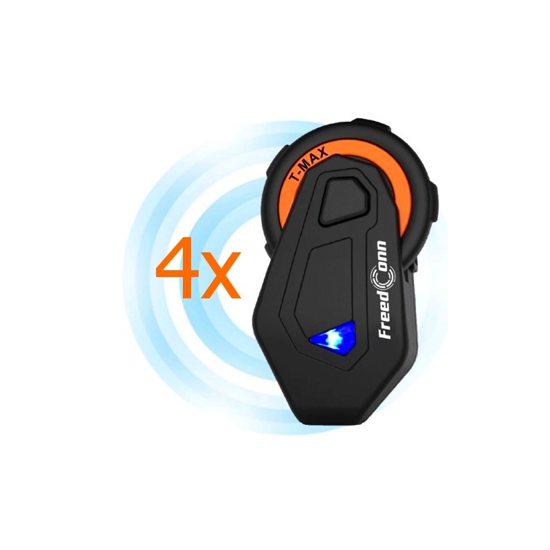Set de 4 interfoane Bluetooth T-MAX