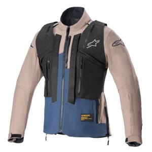 Jacheta moto Alpinestars Techdura negru-maro-albastru inchis