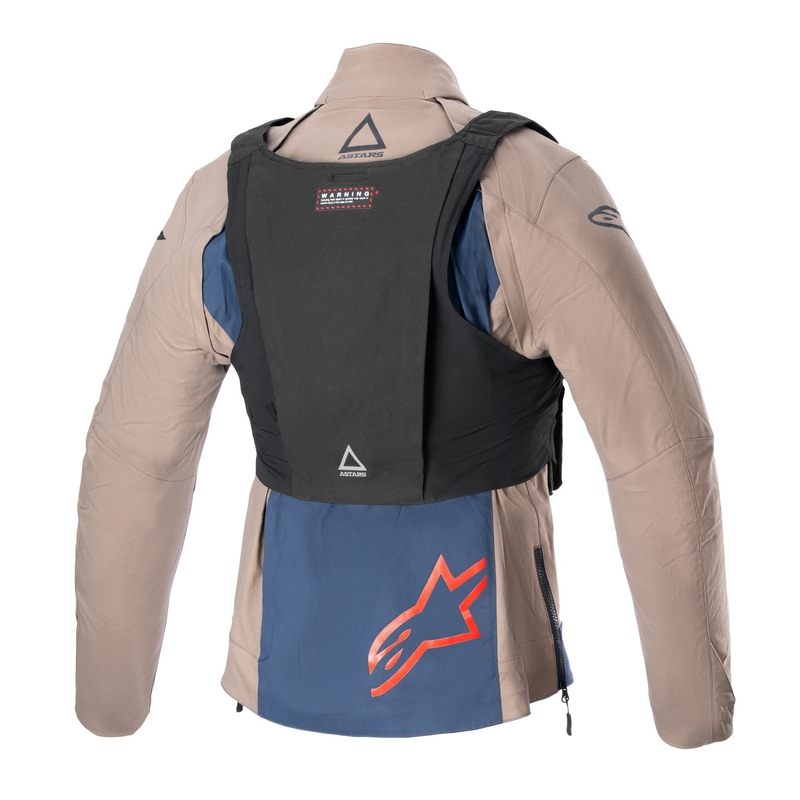 Jacheta moto Alpinestars Techdura negru-maro-albastru inchis