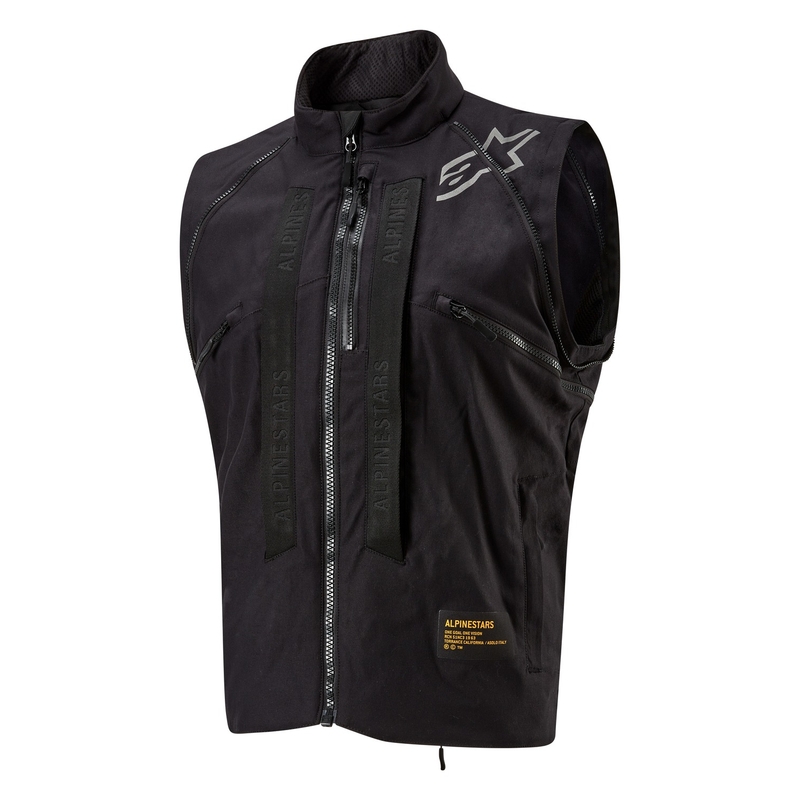 Jacheta moto Alpinestars Techdura negru-maro-albastru inchis
