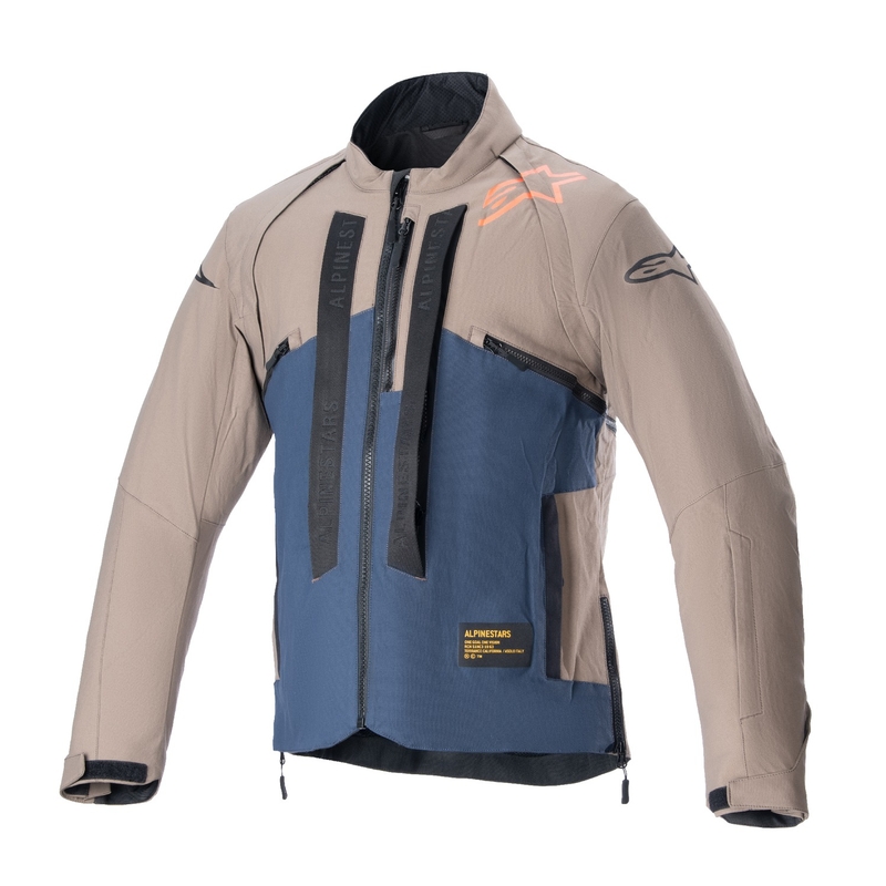 Jacheta moto Alpinestars Techdura negru-maro-albastru inchis