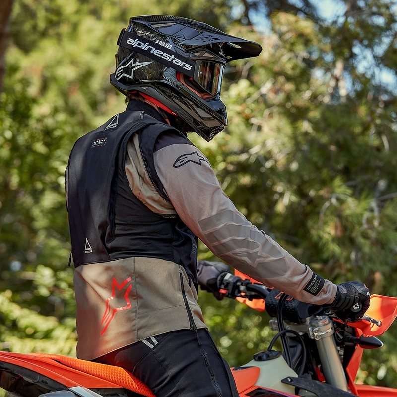 Jacheta moto Alpinestars Techdura negru-maro-albastru inchis