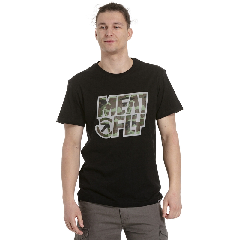 Tricou bărbați Meatfly Repash negru