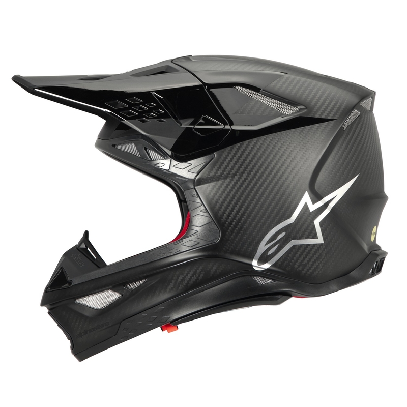 Casca de motocross Alpinestars Supertech S-M10 Fame carbon lucios/mat