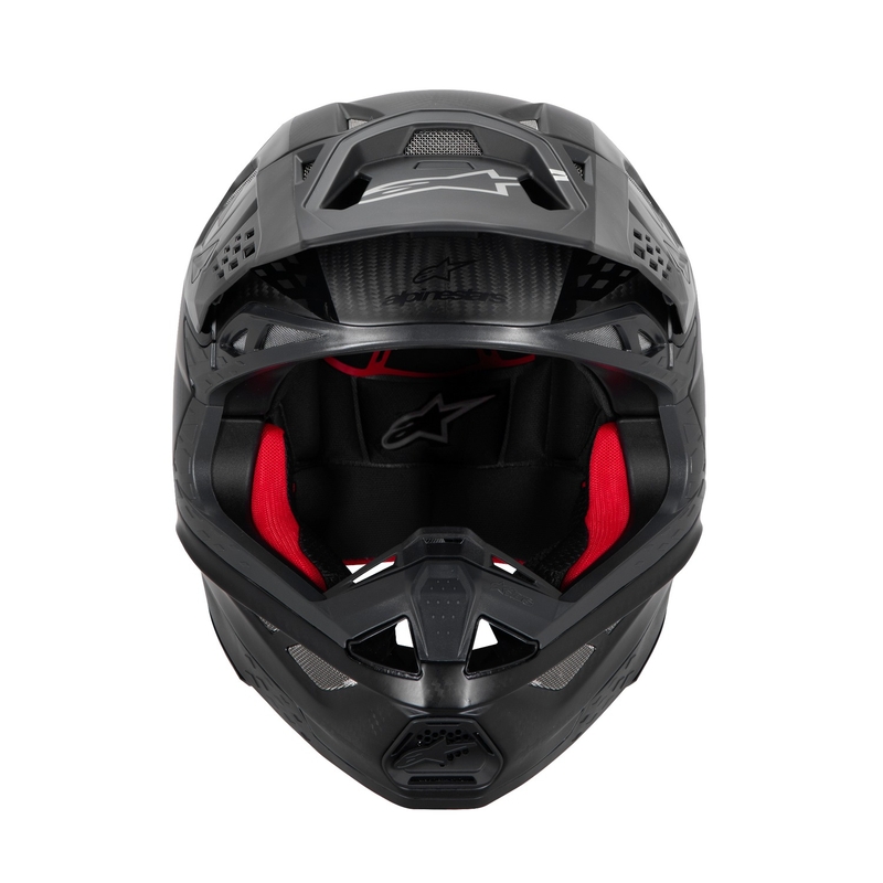 Casca de motocross Alpinestars Supertech S-M10 Fame carbon lucios/mat
