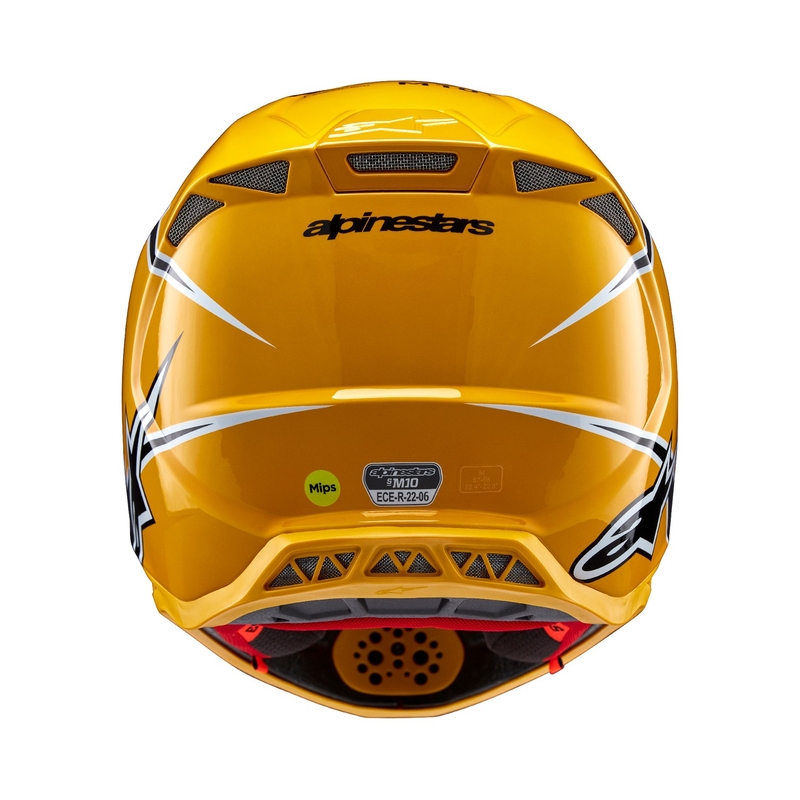 Casca de motocross Alpinestars Supertech S-M10 Ampress negru-galben