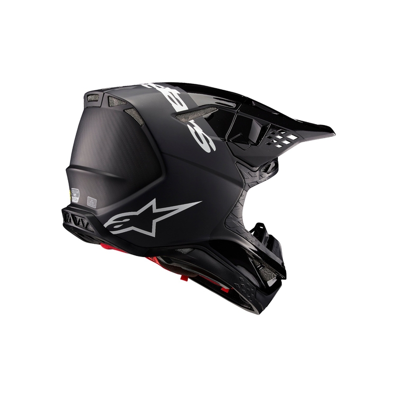 Casca de motocross Alpinestars Supertech S-M10 Flood Negru-Gri Inchis