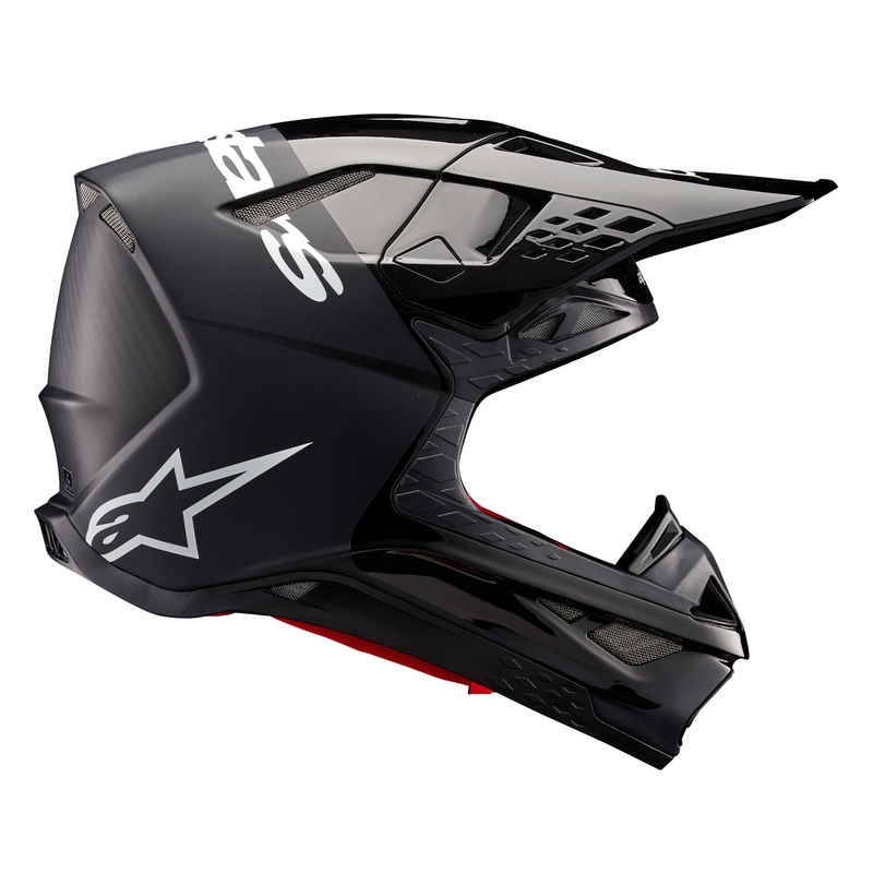 Casca de motocross Alpinestars Supertech S-M10 Flood Negru-Gri Inchis