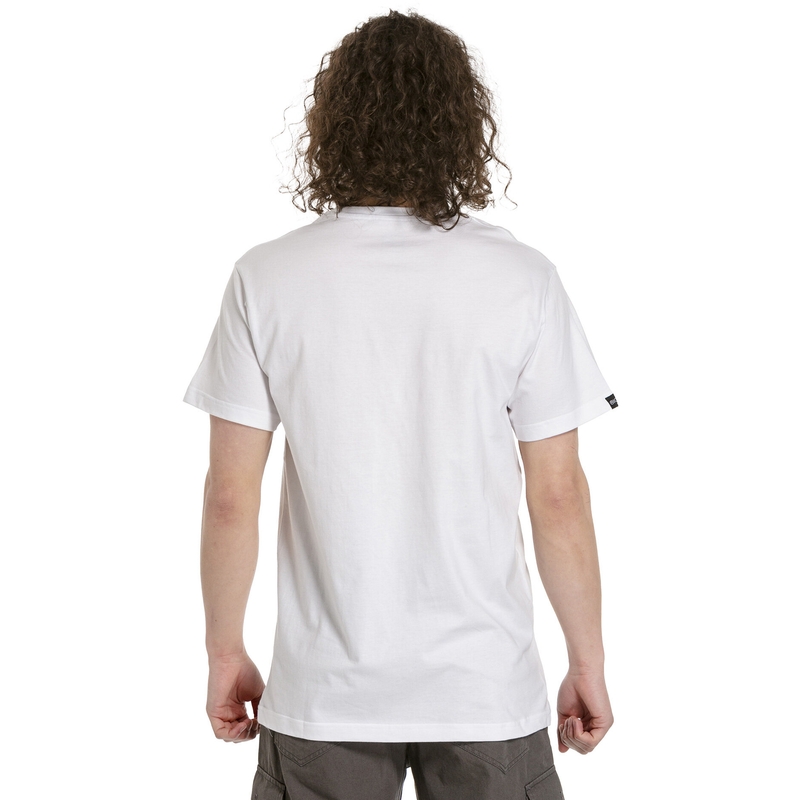 Tricou bărbați Meatfly Repash alb