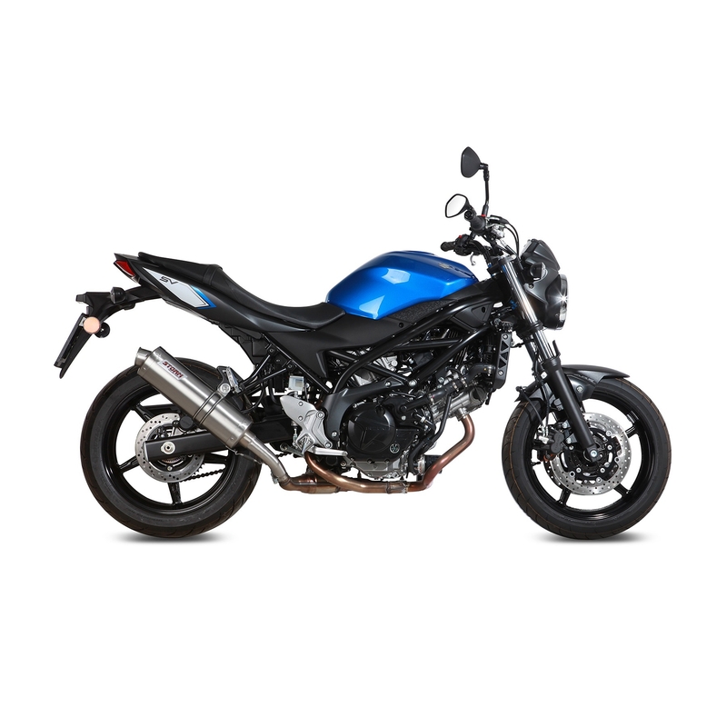 Evacuare STORM OVAL otel inoxidabil pentru SUZUKI SV 650 / S 2016-2024, SUZUKI SV 650 X 2016-2024