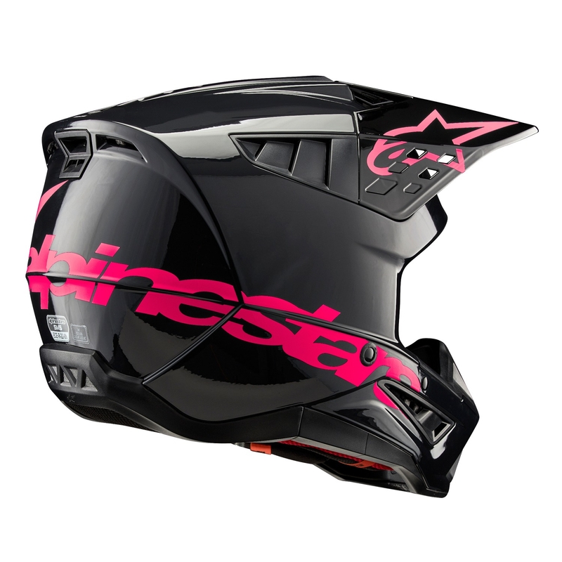 Casca motocross Alpinestars S-M5 Corp negru-roz