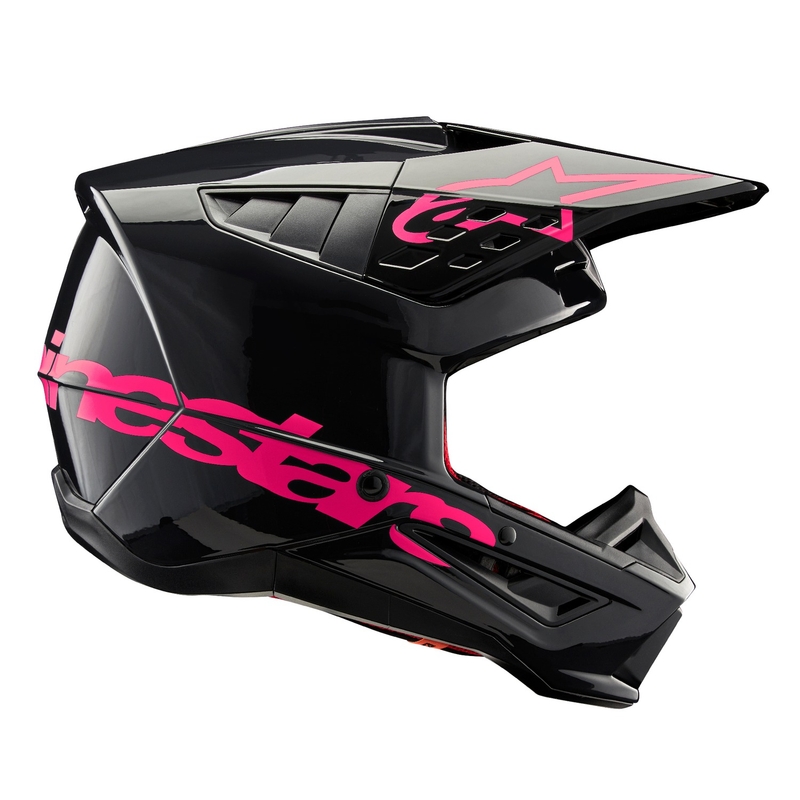 Casca motocross Alpinestars S-M5 Corp negru-roz