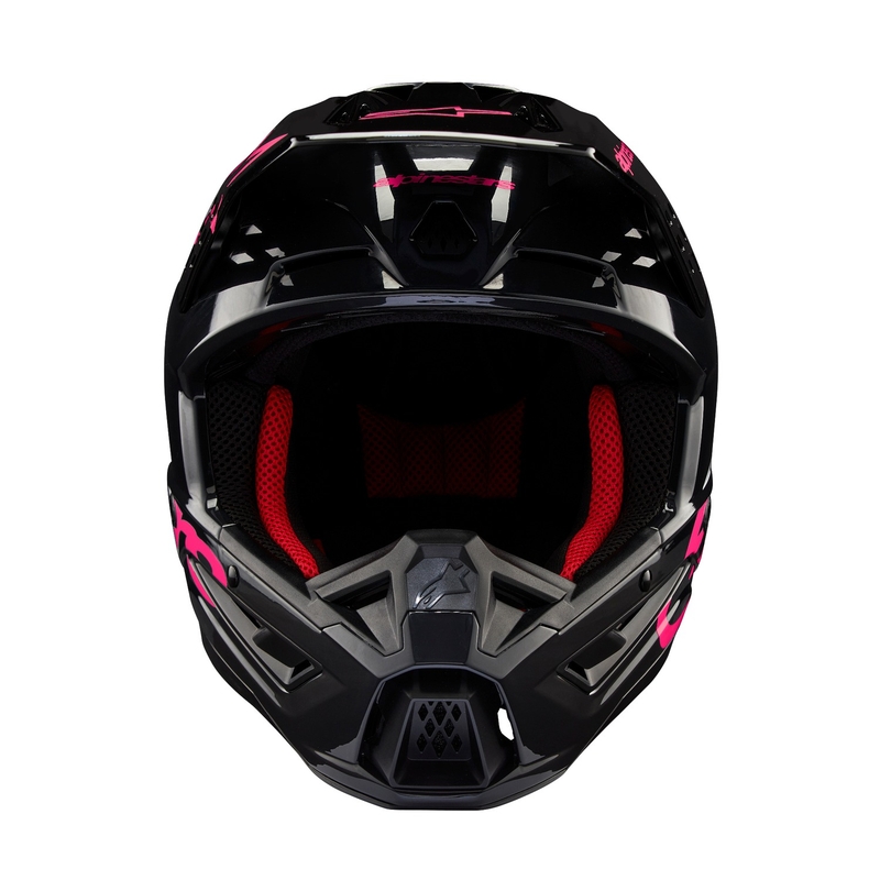 Casca motocross Alpinestars S-M5 Corp negru-roz