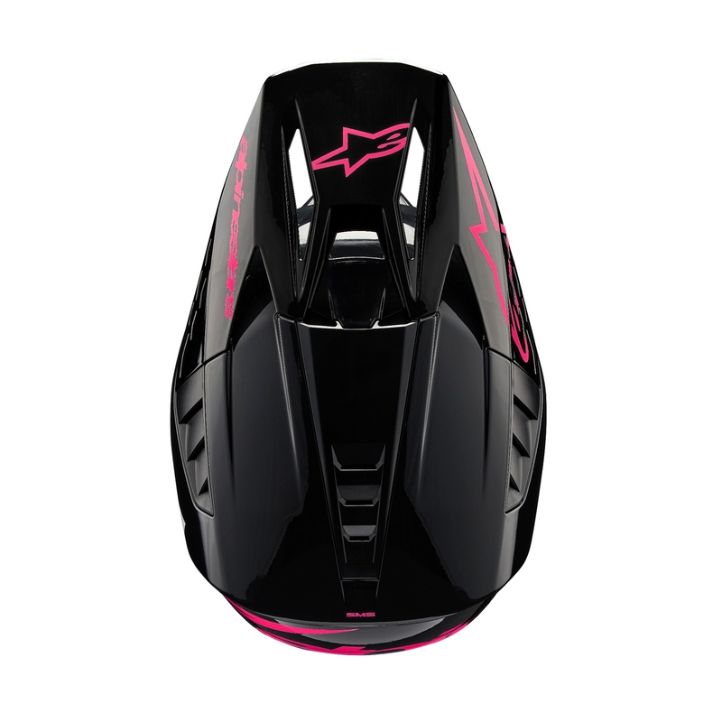 Casca motocross Alpinestars S-M5 Corp negru-roz
