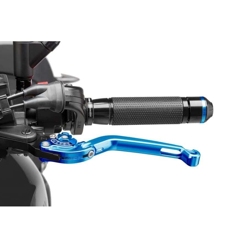 Maneta de ambreiaj fara adaptor PUIG foldable blue/blue