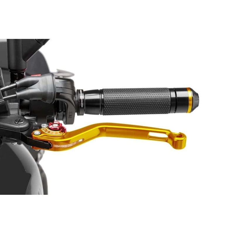 Maneta de ambreiaj fara adaptor PUIG lung gold/red