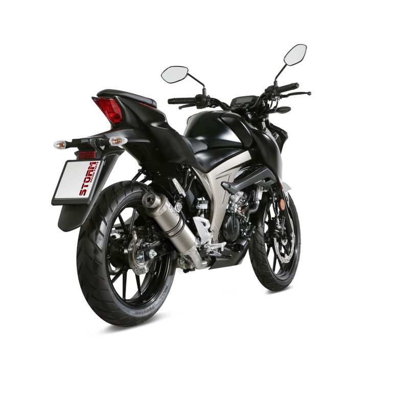 Sistem de evacuare complet 1x1 STORM GP otel inoxidabil