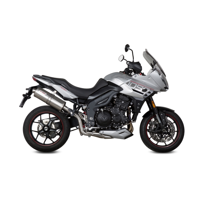 Evacuare STORM OVAL otel inoxidabil pentru TRIUMPH Tiger 1050 Sport 2017-2021