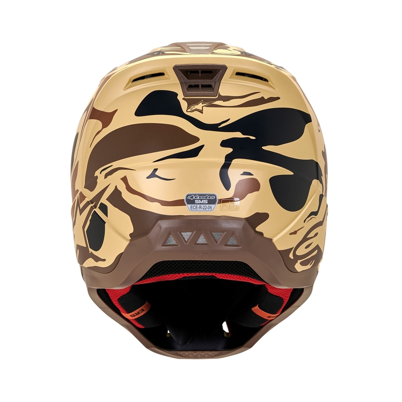 Casca de motocross Alpinestars S-M5 Mineral Mat Maro Inchis Camo
