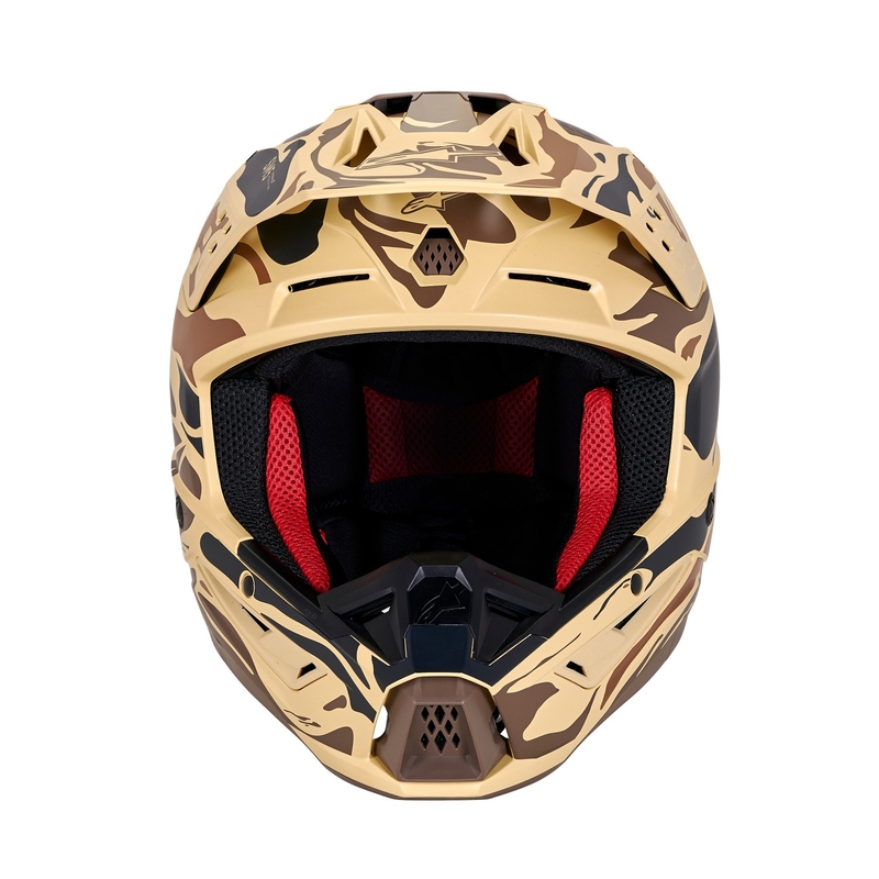 Casca de motocross Alpinestars S-M5 Mineral Mat Maro Inchis Camo