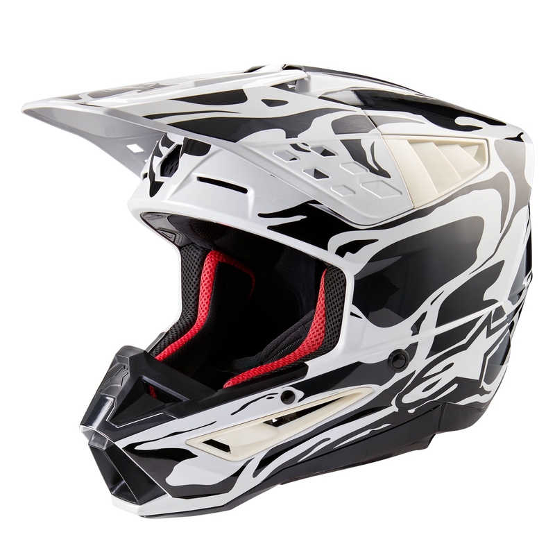 Casca de motocross Alpinestars S-M5 Mineral gri camo