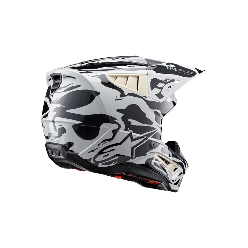 Casca de motocross Alpinestars S-M5 Mineral gri camo