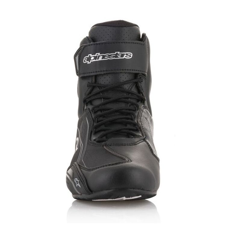 Cizme de motocicletă Alpinestars Stella Faster pentru damă Negru-argintiu