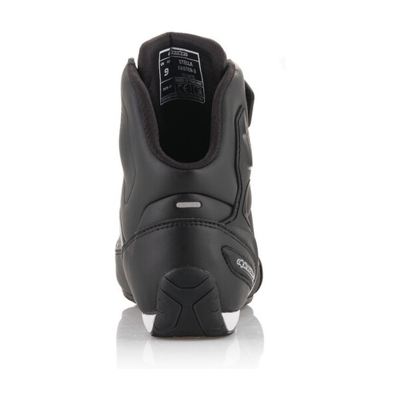 Cizme de motocicletă Alpinestars Stella Faster pentru damă Negru-argintiu
