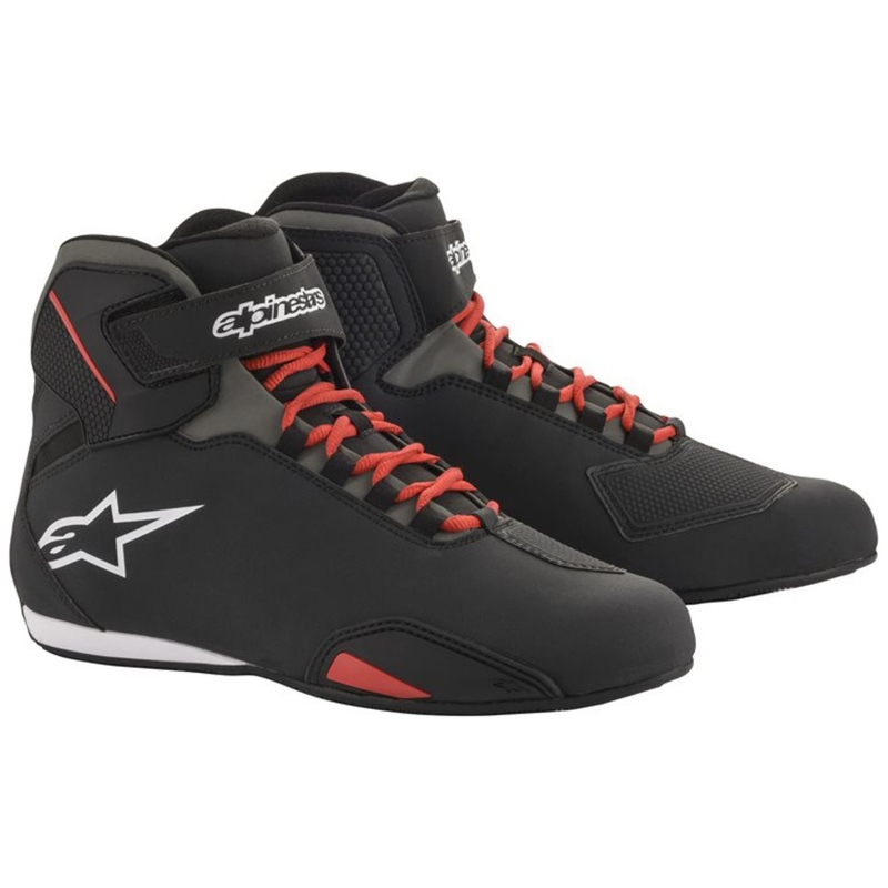 Cizme moto Alpinestars Sektor negru-rosu-alb