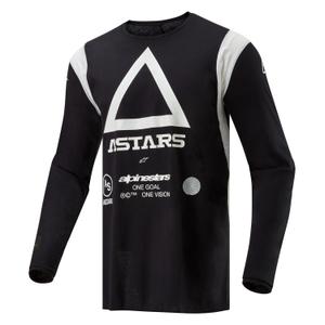 Tricou motocross Alpinestars Techdura negru