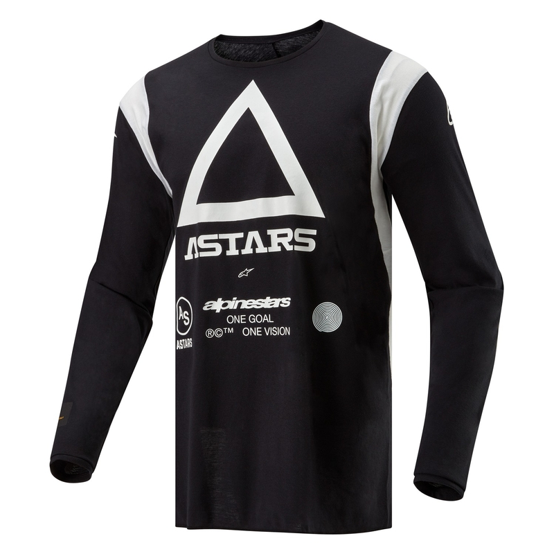 Tricou motocross Alpinestars Techdura negru