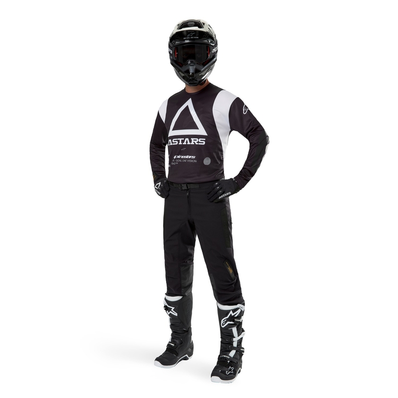 Tricou motocross Alpinestars Techdura negru