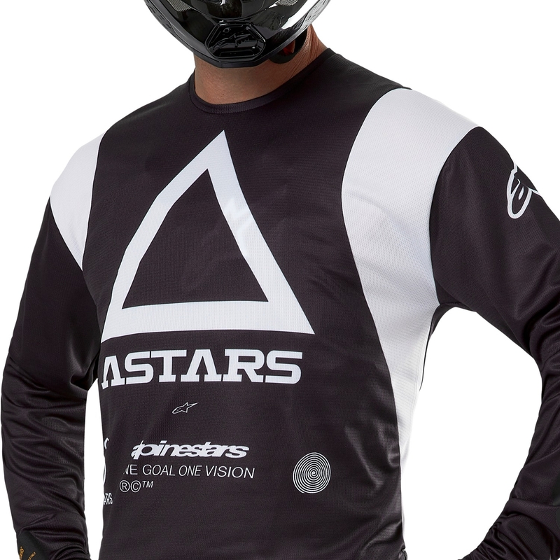 Tricou motocross Alpinestars Techdura negru